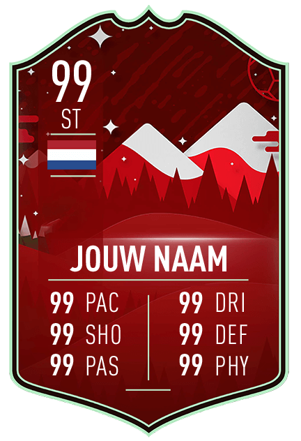 Afbeelding in Gallery-weergave laden, Je eigen S22 Eigen FIFA Kaart Kerstmismaken op de FUT Kerstmis kaart achtergrond uit Fifa Ultimate Team