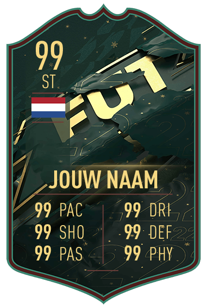 Afbeelding in Gallery-weergave laden, Je eigen Fifa kaart maken op de Winter Wild Card kaart achtergrond uit Fifa Ultimate Team