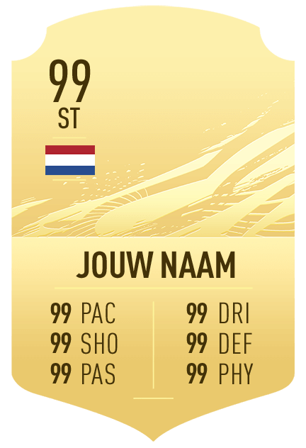 Afbeelding in Gallery-weergave laden, Je eigen Fifa kaart maken op de Eigen Fifa Goud Zeldzaam kaart achtergrond uit Fifa Ultimate Team