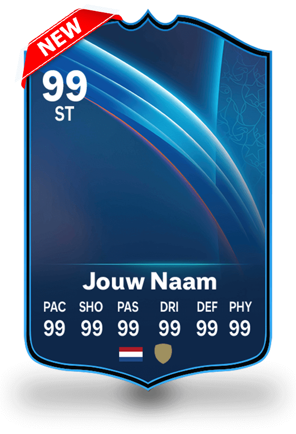 FC24 Kaart Vrouwen Champions League - eigen fifa kaart