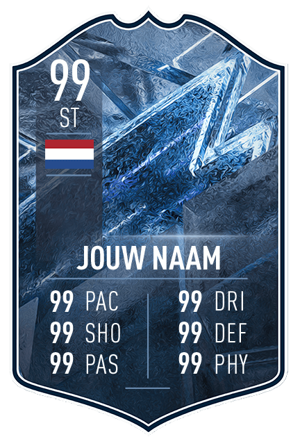 Afbeelding in Gallery-weergave laden, Je eigen Fifa kaart maken op de Fut Versus Ice kaart achtergrond uit Fifa Ultimate Team