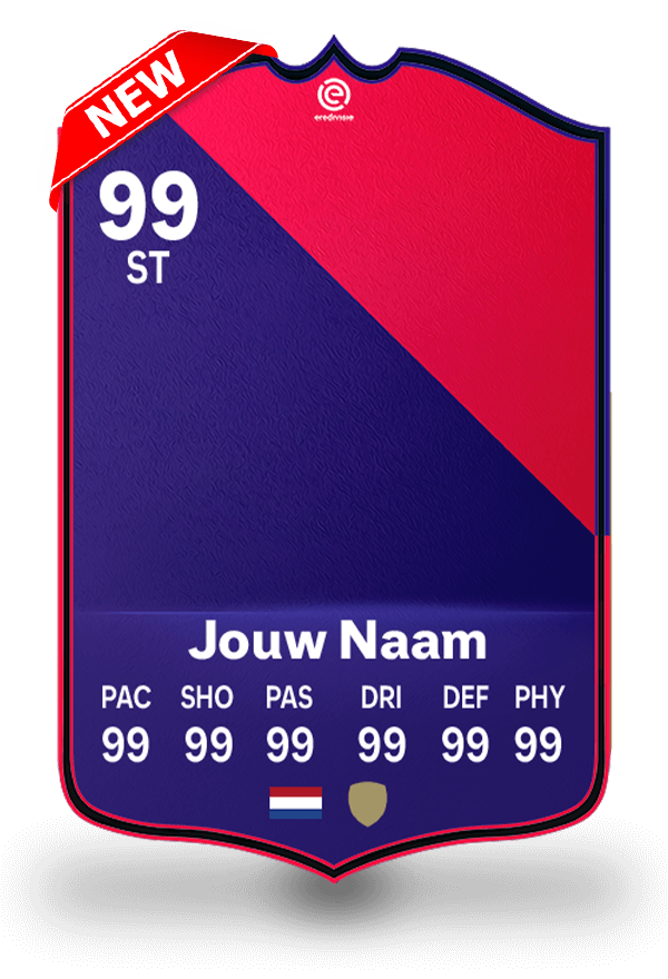 FC24 Kaart Speler van de Maand Eredivisie - eigenfifakaart
