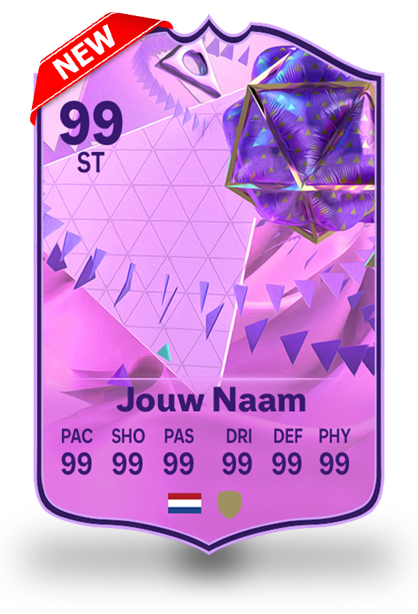 FC24 Kaart Birthday- eigen fifa kaart