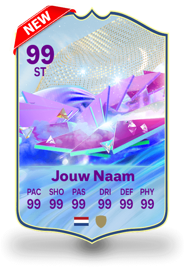 FC24 Kaart Future Stars eigen fifa kaart