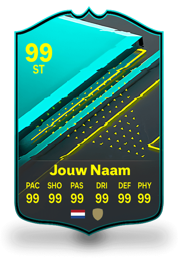 FC24 Kaart Spelers Moment - eigen fifa kaart