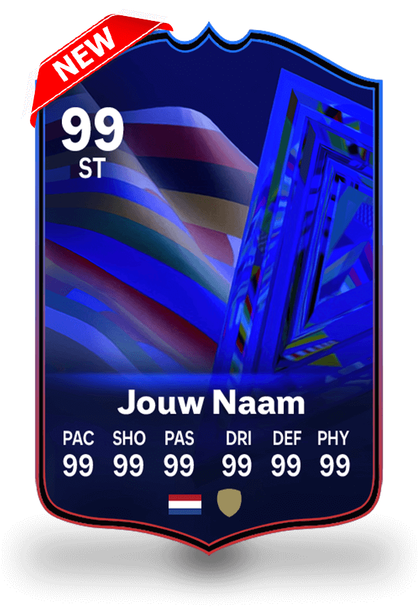 FC24 kaart Euro Speciaal - Eigen FIFA Kaart