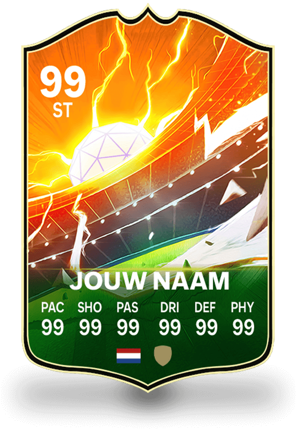 FC24 Kaart FUT Heroes - eigen fifa kaart