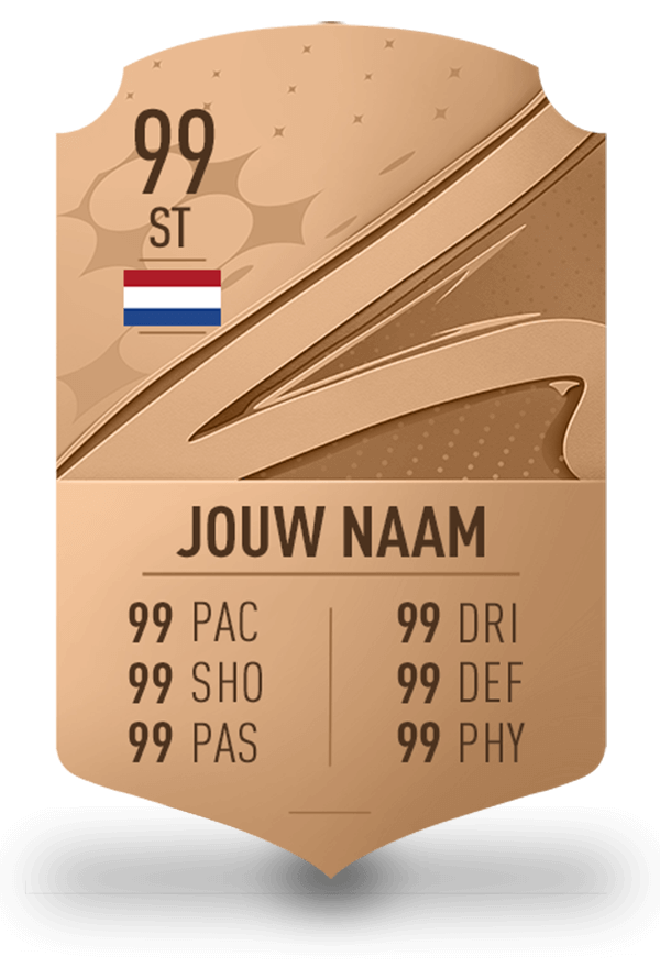 S23 Eigen FIFA Kaart Brons - Eigen Fifa Kaart