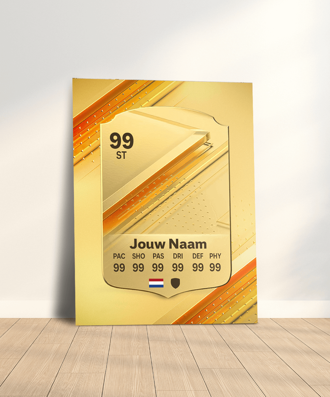 FC24 Alu Bord Goud - Eigen FIFA Kaart